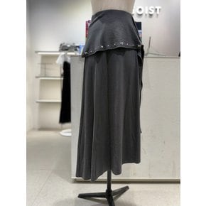 [여주점] 핫픽스 랩디테일 롱 스커트  ES3OSK53