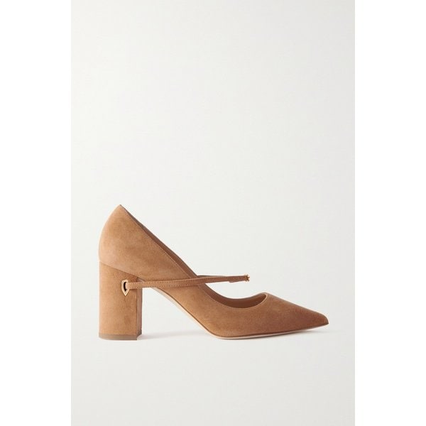 제니퍼 차만디 로어 스웨이드 펌프스 85mm 카멜 1647597326081232