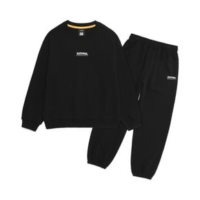 [온라인전용] K263UPB901 맨투맨 SET CARBON BLACK