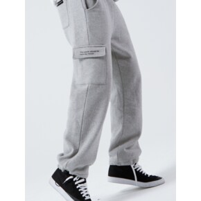 RELAX CARGO PANTS (GREY)