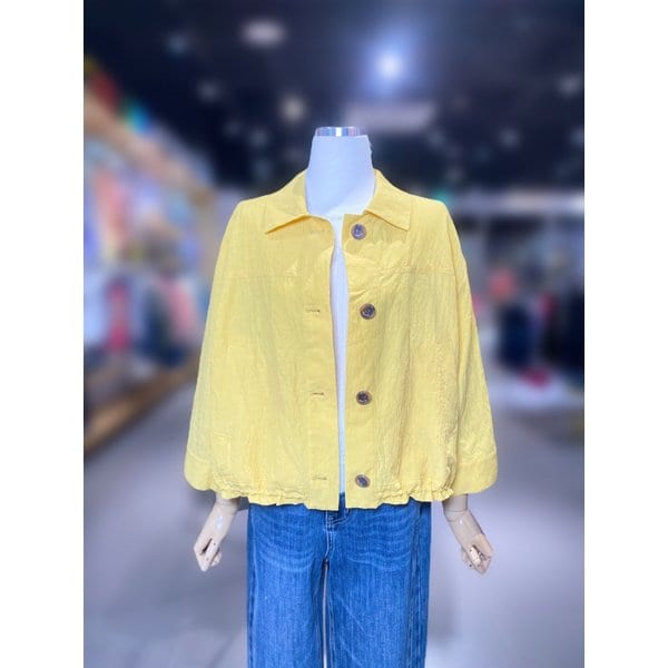 [여주점] 자수 비딩 크링클 점퍼 (BAJP60531)