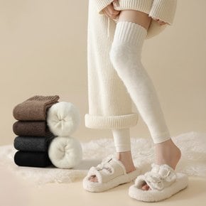 1+1 여성 롱 레그워머 겨울 보온 방한 니트 무릎 발목 다리 워머 발토시 니삭스