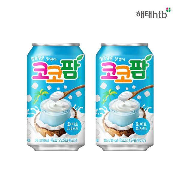 [코카콜라직영]  코코팜 화이트 340ml 24입