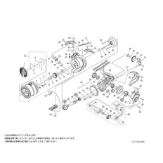 정품 부품 22 사하라 C2000SHG 스풀 세트 부품 No 100FG