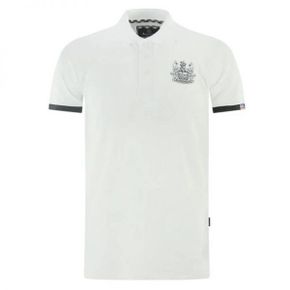 4708102 Aquascutum Elegant Cotton Polo with Signature Mens Details