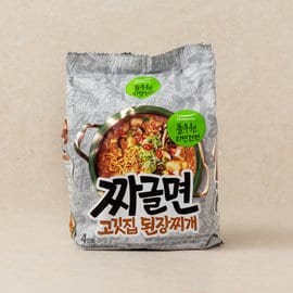 풀무원 짜글면 고깃집 된장찌개 4인_464g