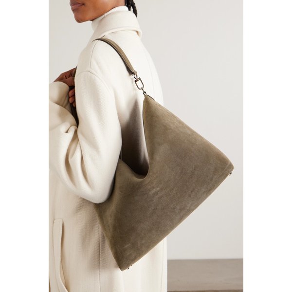 베벨 미디엄 텍스처 스웨이드 토트백 46376663162980159