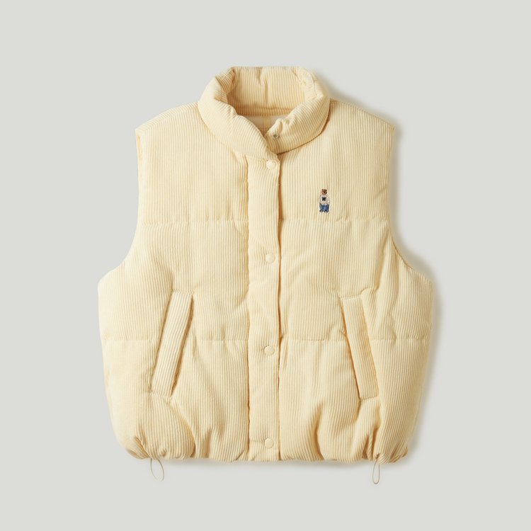 Corduroy Padding Vest WHVWF1112F - SSG.COM