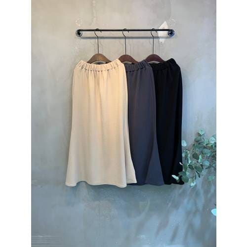 씨샵인더룸 / 멜르 머메이드핏 밴딩 롱 스커트 3color
