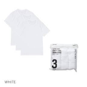 3팩티셔츠_반팔(WH)