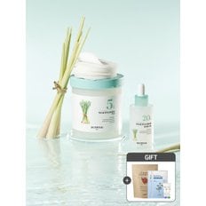 스킨푸드 [SET] 레몬그라스 나이아신아마이드 5% 패드 + 20% 세럼 (패드30매+선30ml+팩2매 증정)