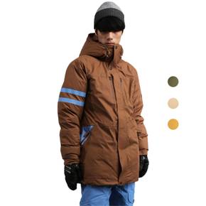 슈가포인트 남성 보드복/스키복 다운 패딩 자켓 솜털 90% 고어텍스기능 Wacker J