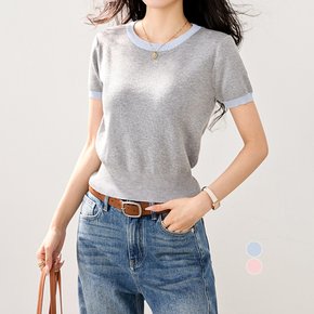 ATMARK 숏슬림배색링거니트_AA63KN019G