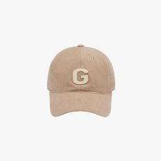 [여주점] G LOGO PEACHSKIN CAP-BEIGE