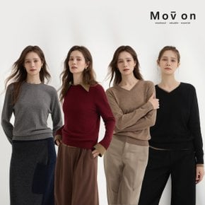 (가을신상 10프로 할인) 모브온 25FW 쫀쫀니트 4종