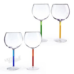 모마 익스클루시브 마테오 몽니 수제 와인잔 MOMA EXCLUSIVE COLOR ACCENT RED WINE GLASSES SET