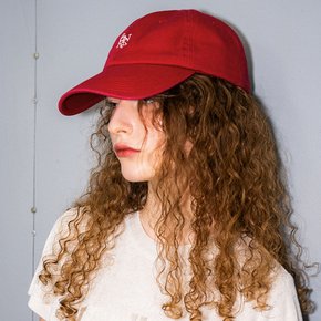 UNISEX GNRL 베이직 로고 볼캡 [RED] / WBD1L91501-WOMAN