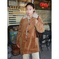 [딘디 PICK] Detachable Fur Collar Suede Jacket VC2499PD902M