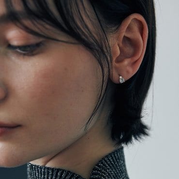 베흐트 [925 silver] Deux.silver.175 / winz dew earring (21124)