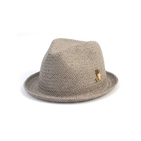 Punk Simple Gray Summer Fedora 여름페도라