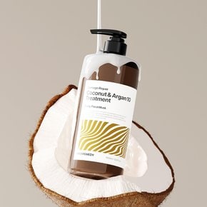 코코넛&아르간10 극손상 탈모 트리트먼트1000ml 플로럴머스크향