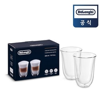 드롱기 이중 진공유리 라떼 마끼아또잔 (330ml x 2ea)