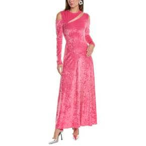 4239853 GANNI Velvet Jersey Maxi Dress