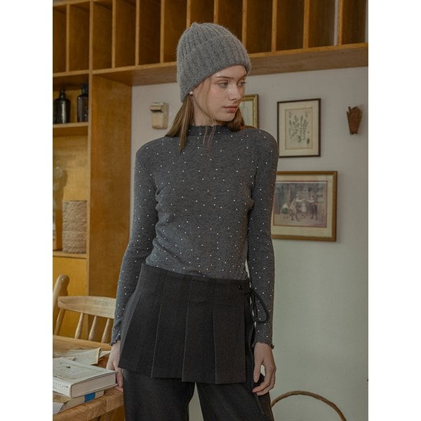 DD_Base polka dot knit top_4color