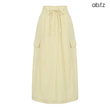 ab.f.z 카고 포켓 리본끈 밴딩 스커트 (AFX2QS41A)