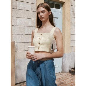 Summer Tweed Bustier Top