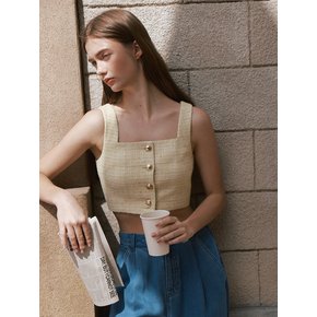 Summer Tweed Bustier Top