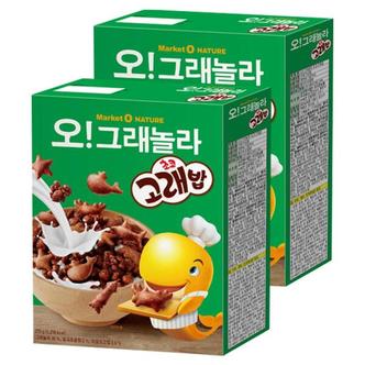  오리온 오! 그래놀라 초코고래밥, 275g, 2개