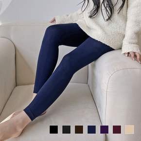 레깅스 겨울 기모 쫄바지 여성 쫀쫀 스판 무발