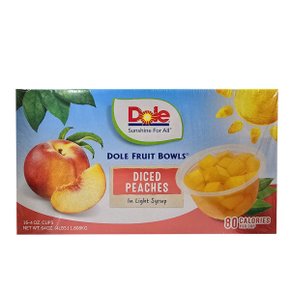 복숭아컵 113g x 16 코스트코 과일컵