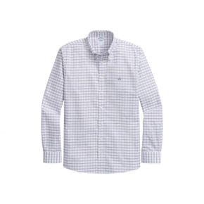 4272429 Brooks Brothers Regular Fit Grid Check Non-Iron Stretch Cotton Oxford Button-Down