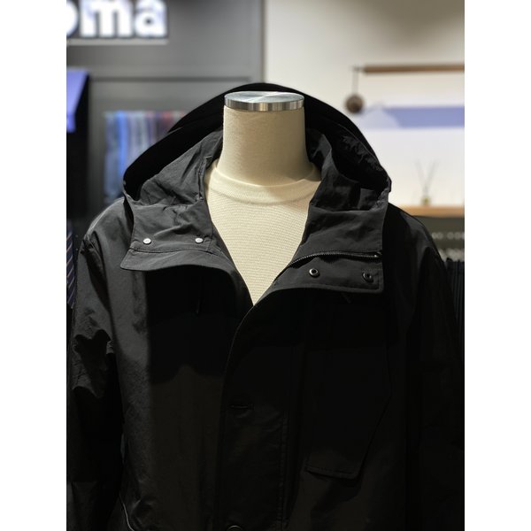 [시흥점] S/S 블랙 후드 트렌치 코트 (RQAMBH01A)