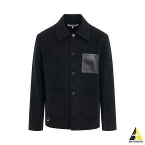 로에베 24 Workwear jacket in wool and cashmere (H526Y03WBE 1100) (울 캐시미어 워크웨