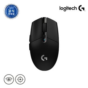 Logitech 로지텍코리아 로지텍G G304  Lightspeed 무선 게이밍 마우스 블랙