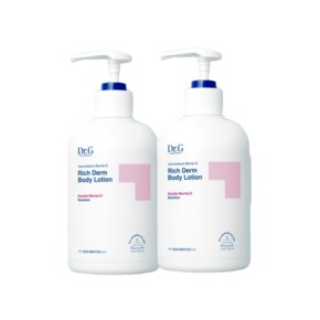 더모이스처 배리어D 리치덤 바디로션 400ml 2개