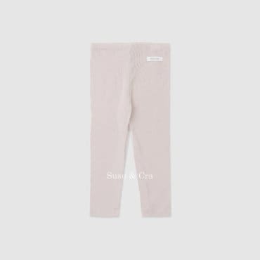 슈슈앤크라 mini 리노스 골지 레깅스 ㅡ 페일핑크