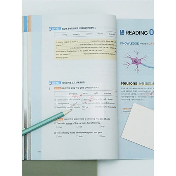 클리어 메모지 메모시트 50매 1+1