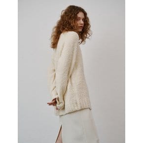 Coil round knit (Ivory)