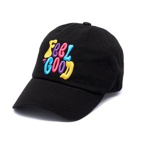 MULTIPLE COLOR WASHED BASEBALL CAP BLACK