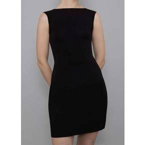 카이인티메이츠 26SS Bateau Sleeveless Dress, Black