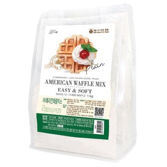  브레드가든 아메리칸 뉴욕스타일 와플믹스, 1kg, 1개