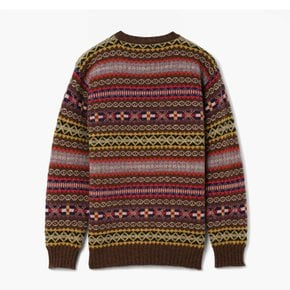 [JAMIESON’S]자미에슨스 올오버 페어 이스레 스웨터/FAIR ISLE SWEATER BROWN/JAF2M50001A50