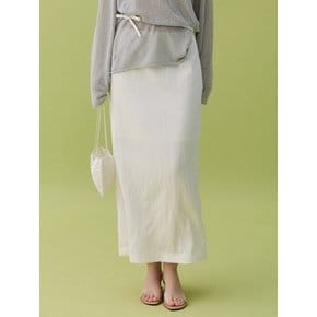 PURE H LINE SKIRT - WHITE