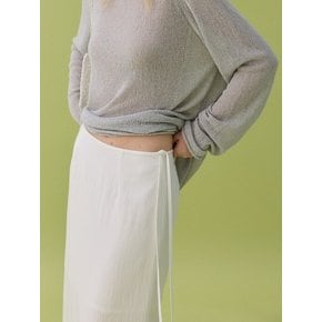 PURE H LINE SKIRT - WHITE