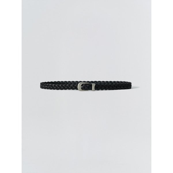 Slim Weaving Belt_Black