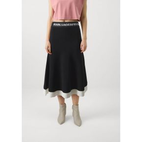 4755484 KARL LAGERFELD FLARED SKIRT - A-line skirt black 88108245